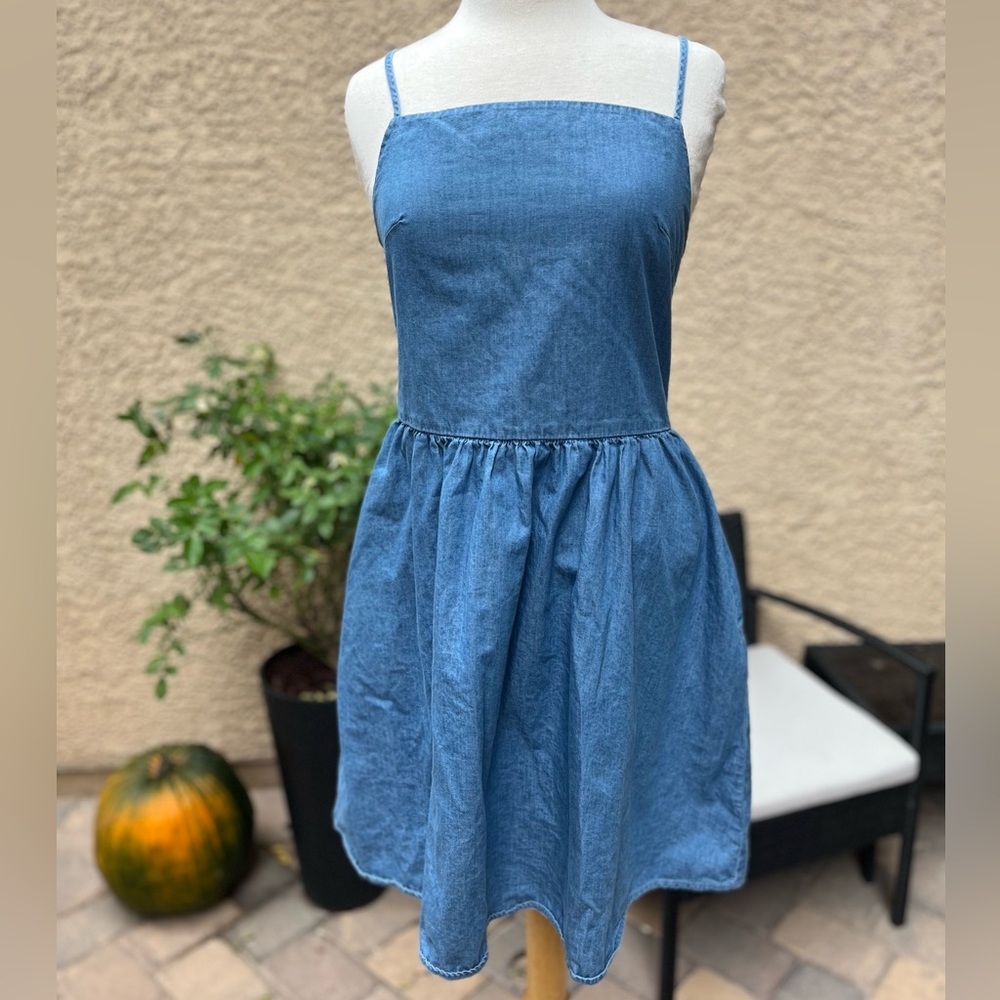 Gap Squareneck Mini Dress